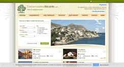 Desktop Screenshot of casasruralesalicante.com
